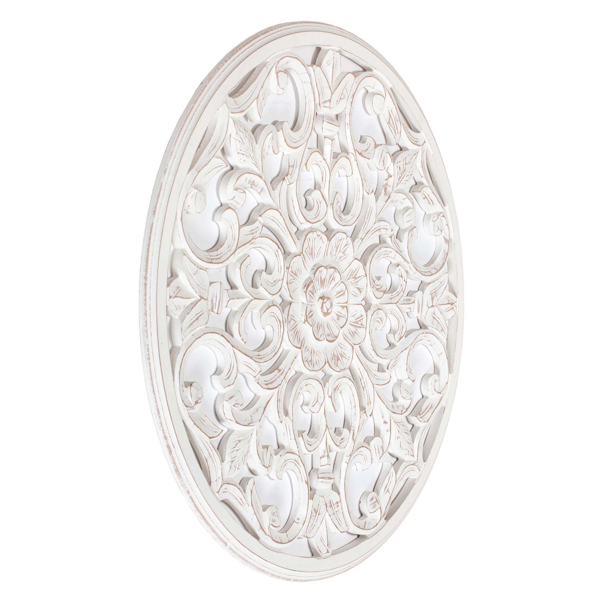 Habitat Bastia White Round Medallion